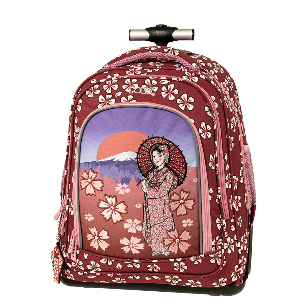 Polo Mover Σχολική Τσάντα Τρόλεϊ Δημοτικού Geisha 30(Μ)χ20(Π)χ43(Υ) Eκ