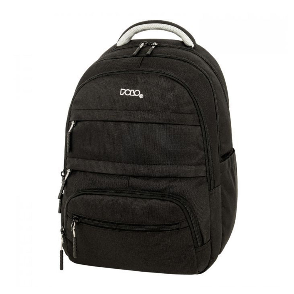 Polo Σακίδιο Πλάτης Multi Pocket Μαύρο