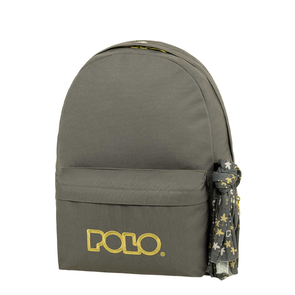 PoloPolo Σακίδιο Original Scarf - Γκρι/Κίτρινοpapell.gr