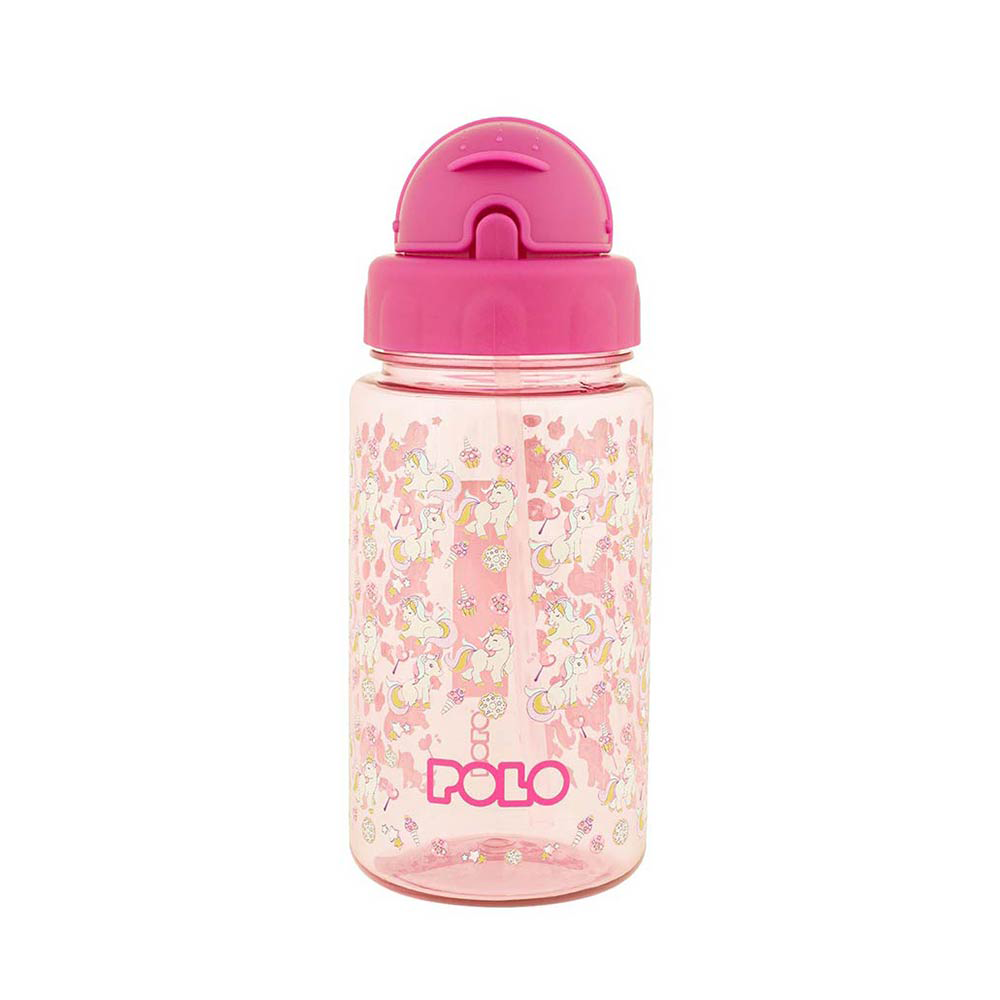 Polo Παγούρι Tritan με Καλαμάκι Μονόκερος 450ml