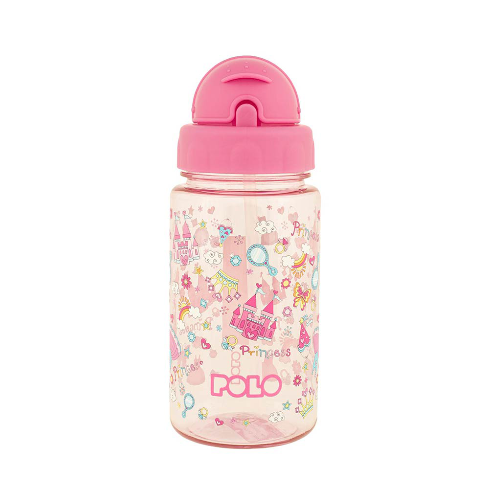 Polo Παγούρι Tritan με Καλαμάκι Πριγκίπισσες 450ml