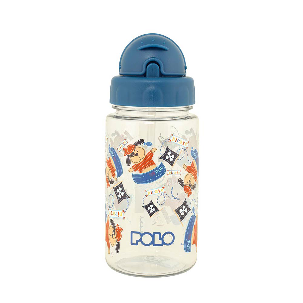 Polo Παγούρι Tritan με Καλαμάκι Πειρατές 450ml