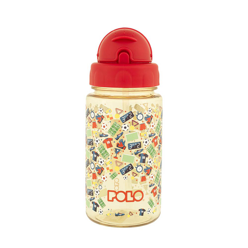 Polo Παγούρι Tritan με Καλαμάκι Ποδόσφαιρο 450ml