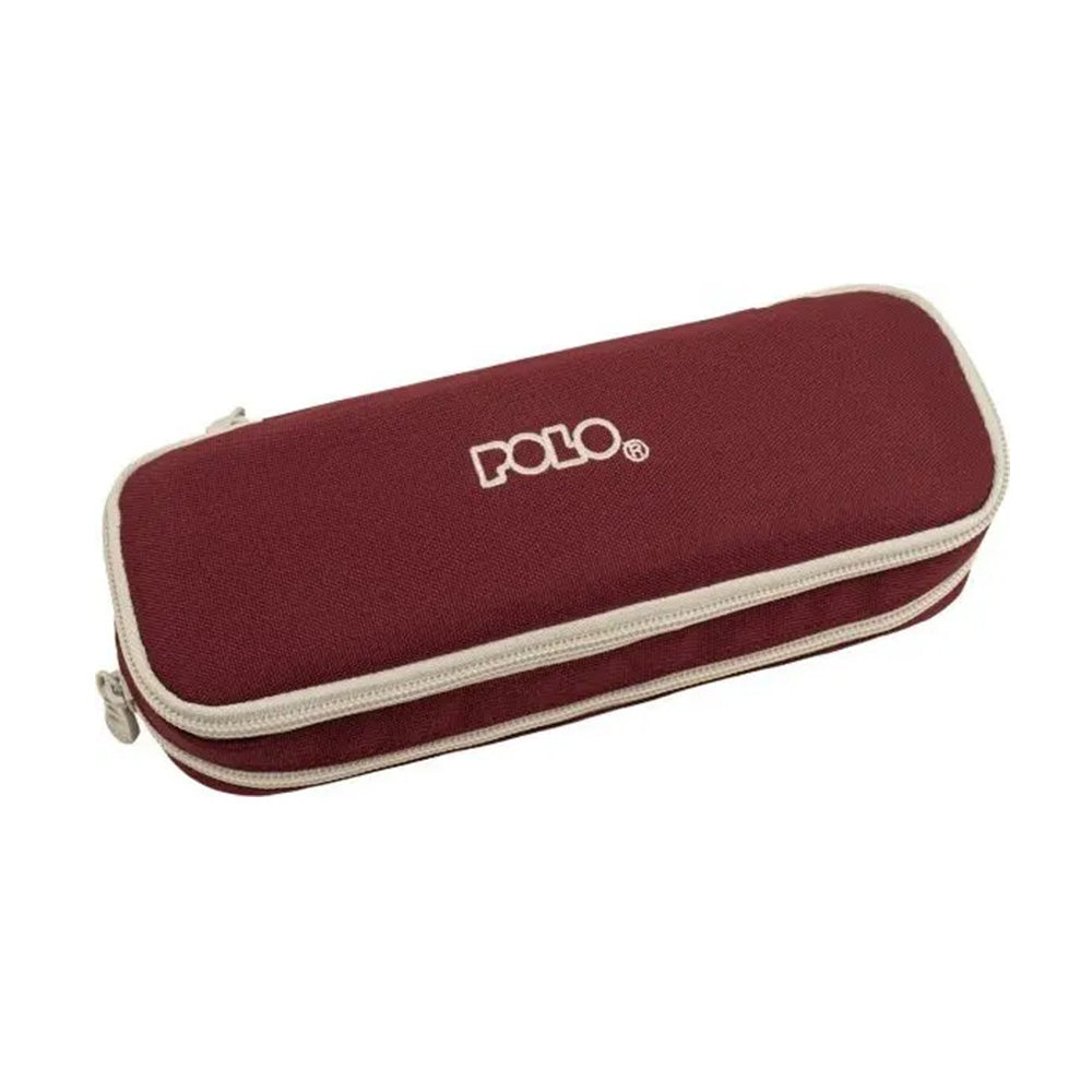 Polo Κασετίνα Duo Box - Μπορντό/Γκρι