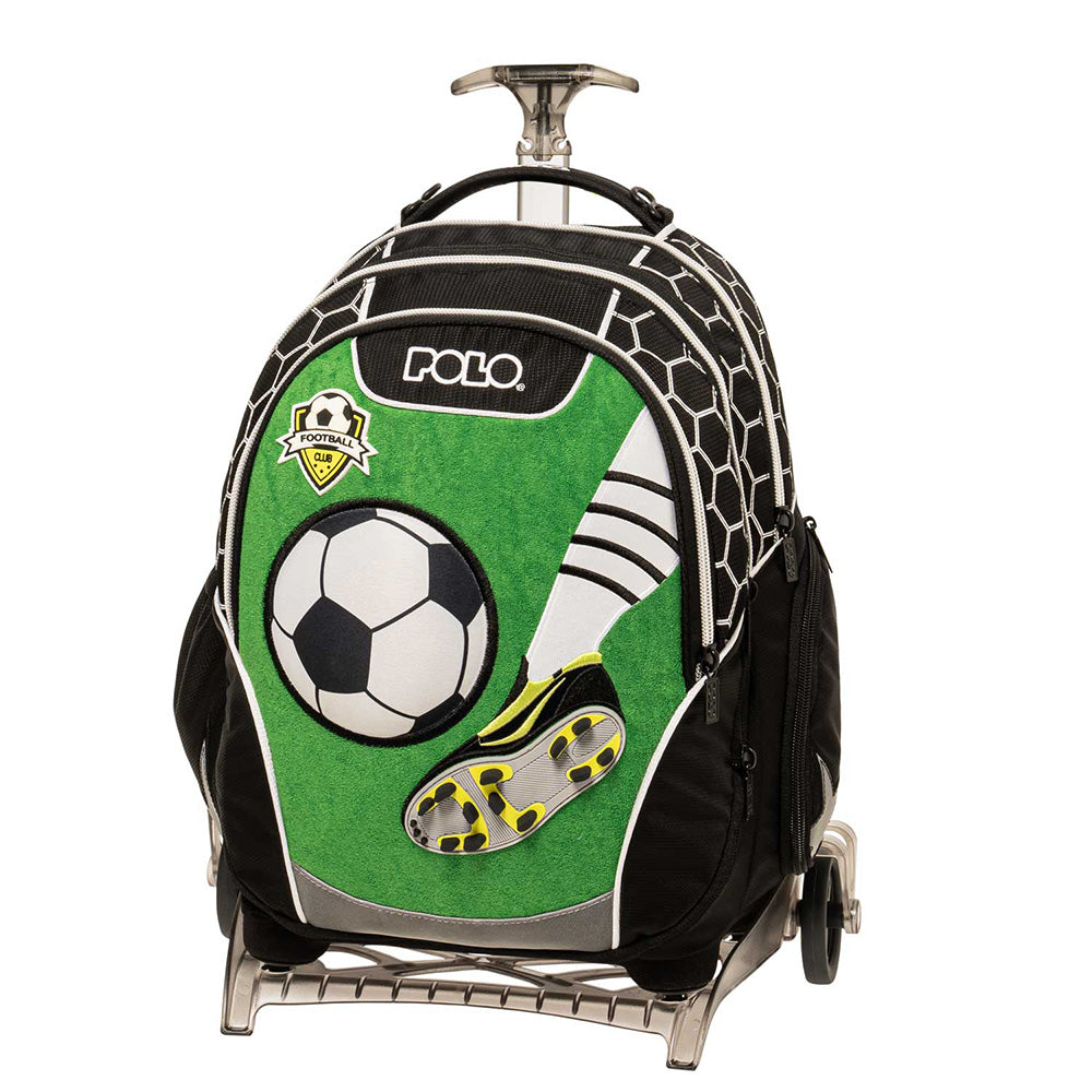 Polo Reel Σχολική Τσάντα Τρόλεϊ Δημοτικού  Football 30(Μ)χ20(Π)χ43(Υ) Eκ