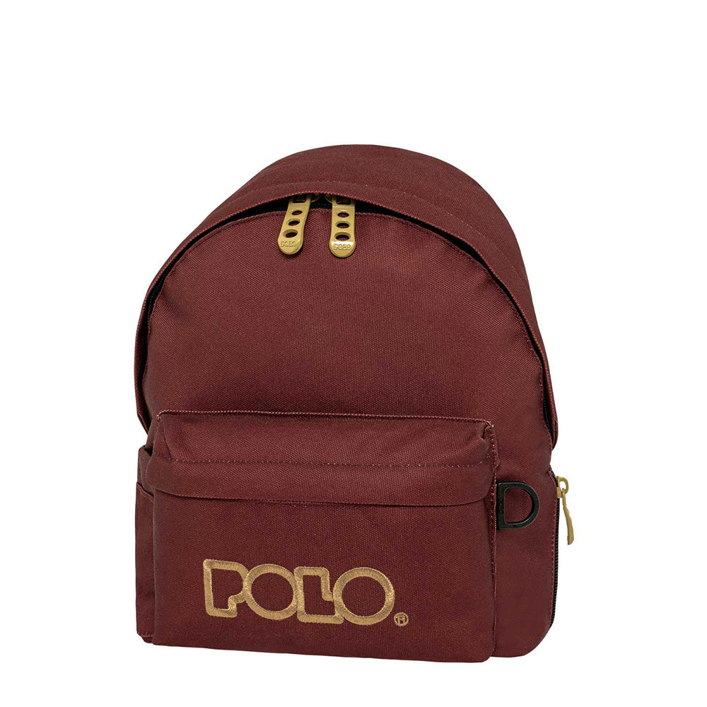 Polo Σακίδιο Mini - Μπορντό/Χρυσό