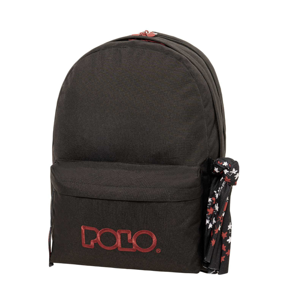 Polo Σακίδιο Πλάτης Original Double Scarf - Μαύρο/Μπορντό