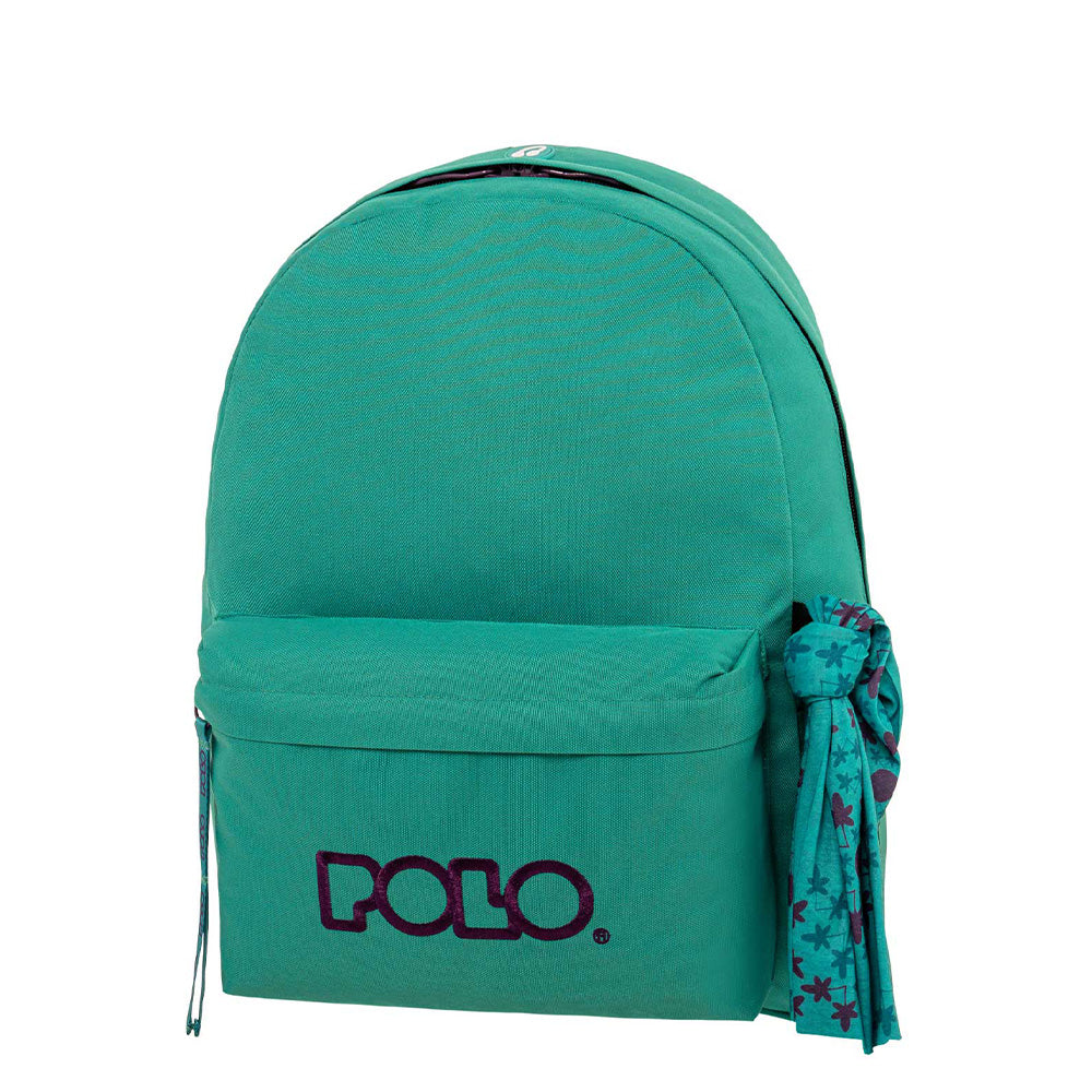 PoloPolo Σακίδιο Original Scarf - Πετρόλ/Μωβpapell.gr