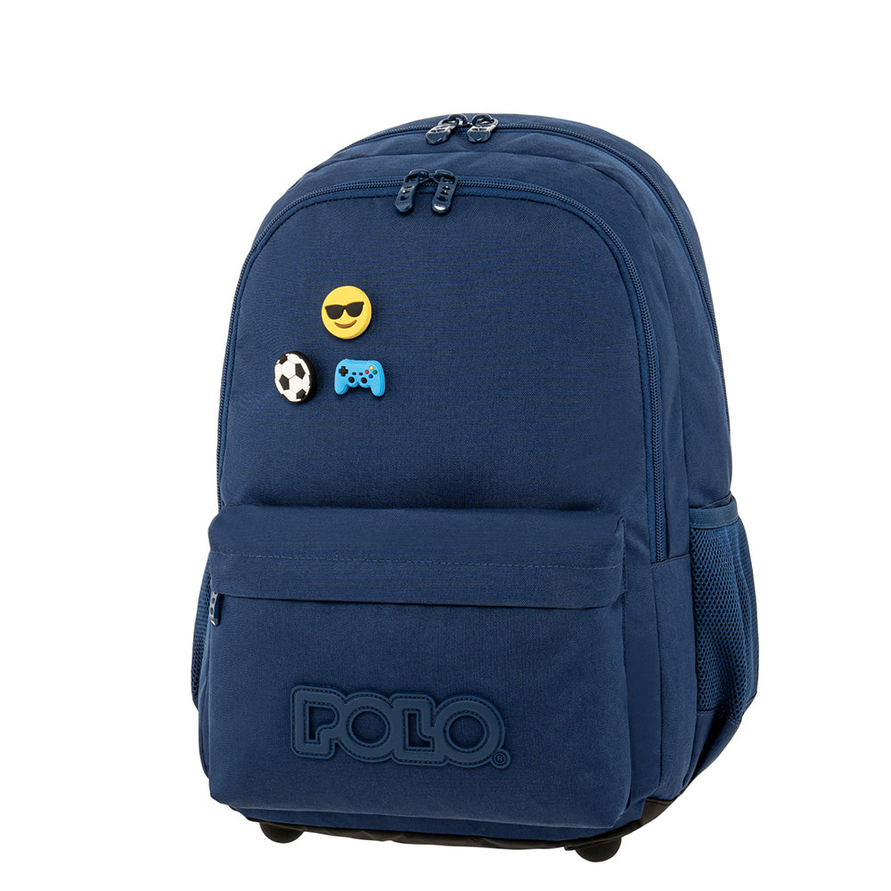 PoloPolo Σακίδιο Pins - Μπλεpapell.gr