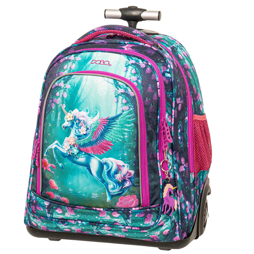 Polo Mover Σχολική Τσάντα Τρόλεϊ Δημοτικού Unicorn 36(Μ)χ26(Π)χ43(Υ) Eκ