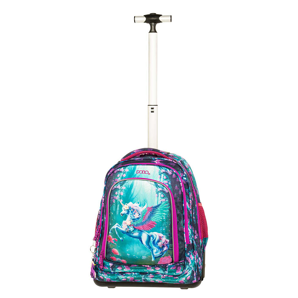Polo Mover Σχολική Τσάντα Τρόλεϊ Δημοτικού Unicorn 36(Μ)χ26(Π)χ43(Υ) Eκ