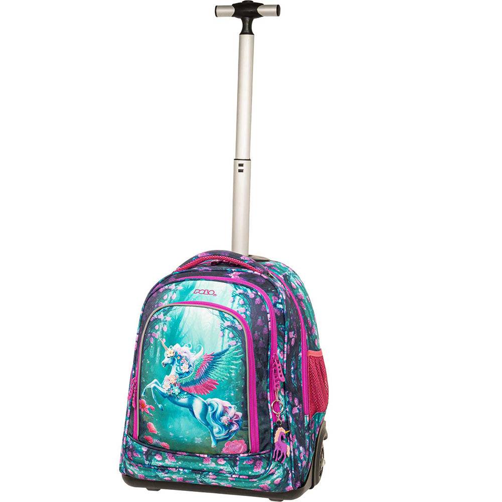 Polo Mover Σχολική Τσάντα Τρόλεϊ Δημοτικού Unicorn 36(Μ)χ26(Π)χ43(Υ) Eκ