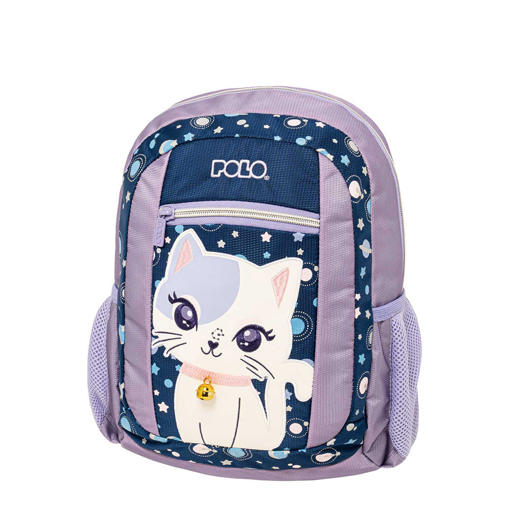 PoloPolo Σχολική Τσάντα Πλάτης Νηπίου Minimo Space Catpapell.gr