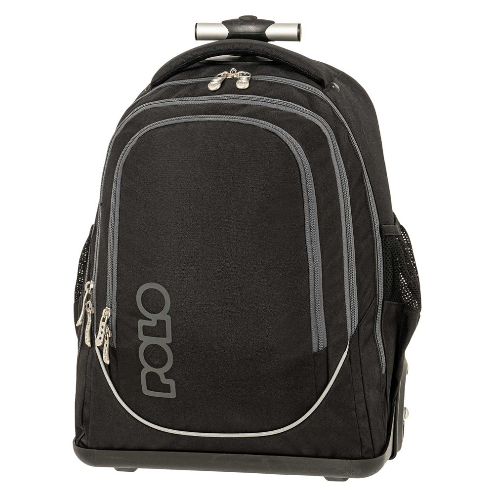 Polo Cart Σχολική Τσάντα Τρόλεϊ Δημοτικού Μαύρο 36(Μ)χ24(Π)χ45(Υ) Eκ