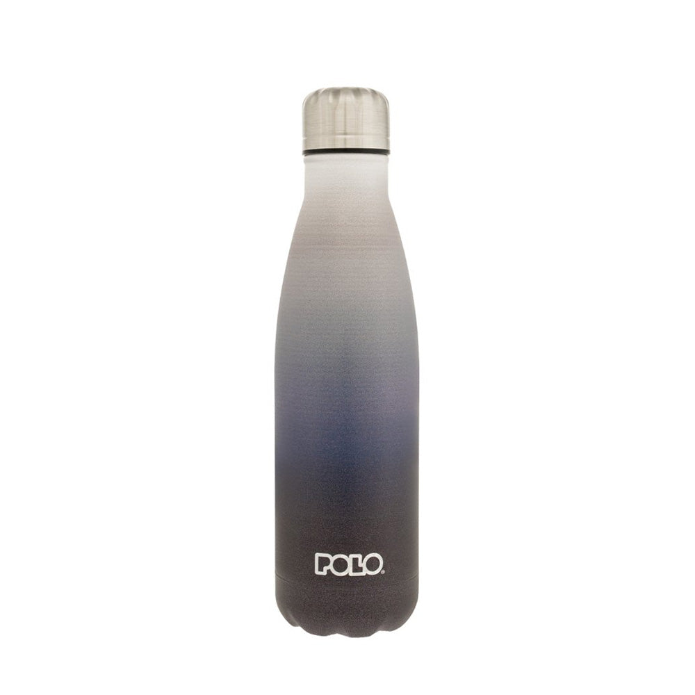 Polo Ανοξείδωτο Μπουκάλι Θερμός 500ml Γκρι/Μπλε