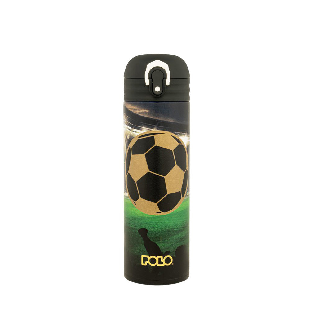Polo Ανοξείδωτο Μπουκάλι Θερμός Junior II 500ml Football