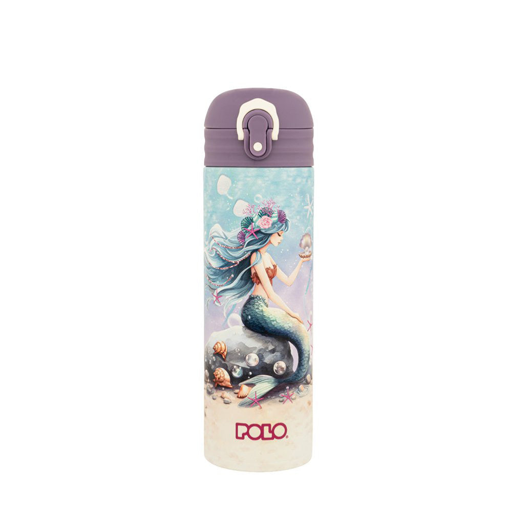 Polo Ανοξείδωτο Μπουκάλι Θερμός Junior II 500ml Mermaid