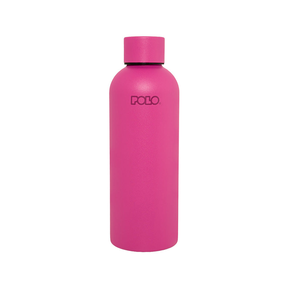 Polo Ανοξείδωτο Μπουκάλι Θερμός Solid 500ml Φούξια