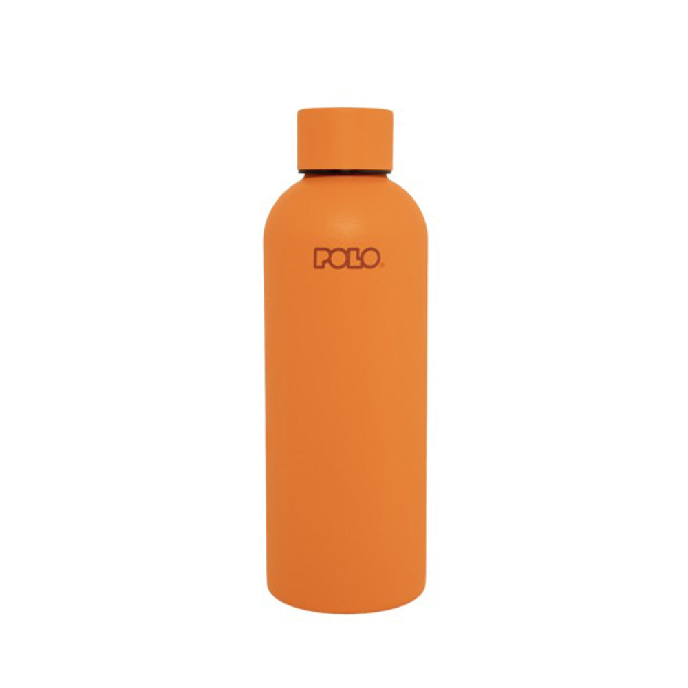 Polo Ανοξείδωτο Μπουκάλι Θερμός Solid 500ml Πορτοκαλί