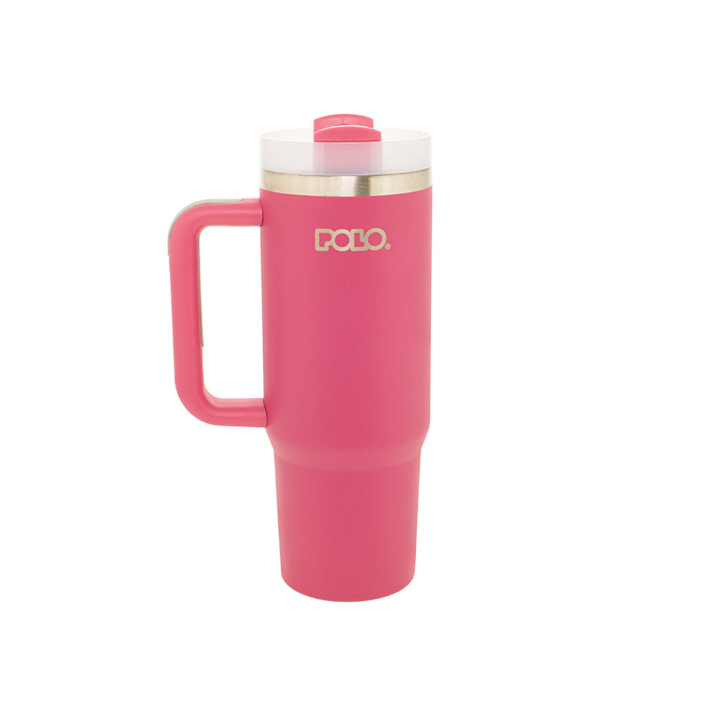 Polo Ανοξείδωτη Thermos Inox Κούπα 900ml Φούξια