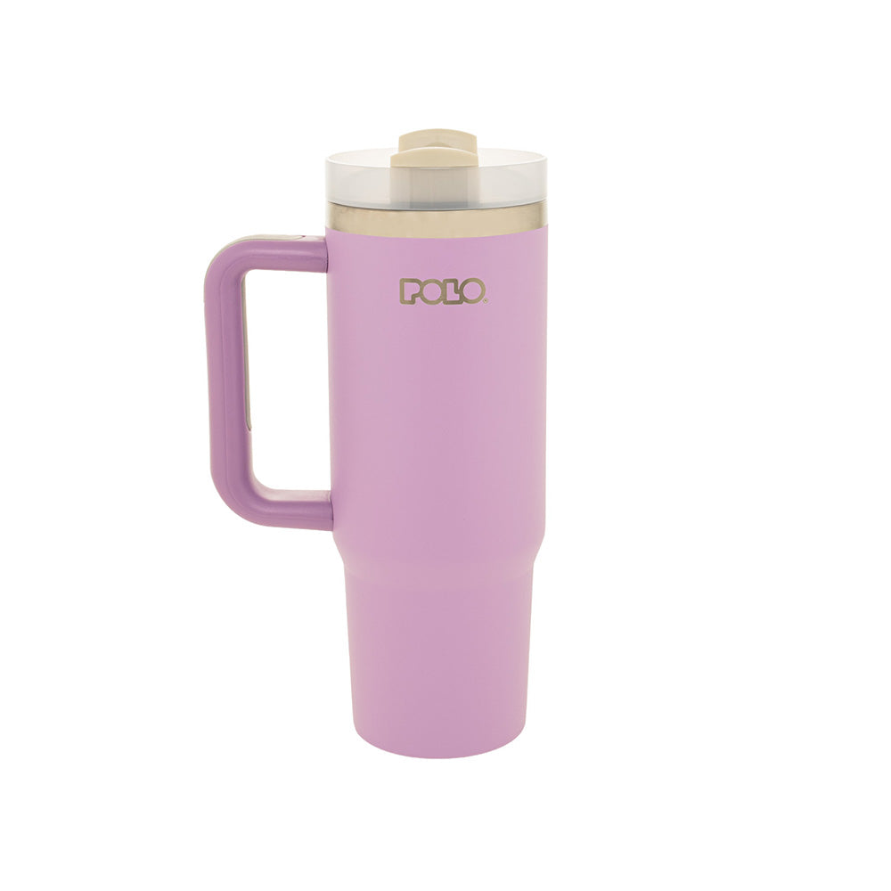 Polo Ανοξείδωτη Thermos Κούπα 900ml Λιλά