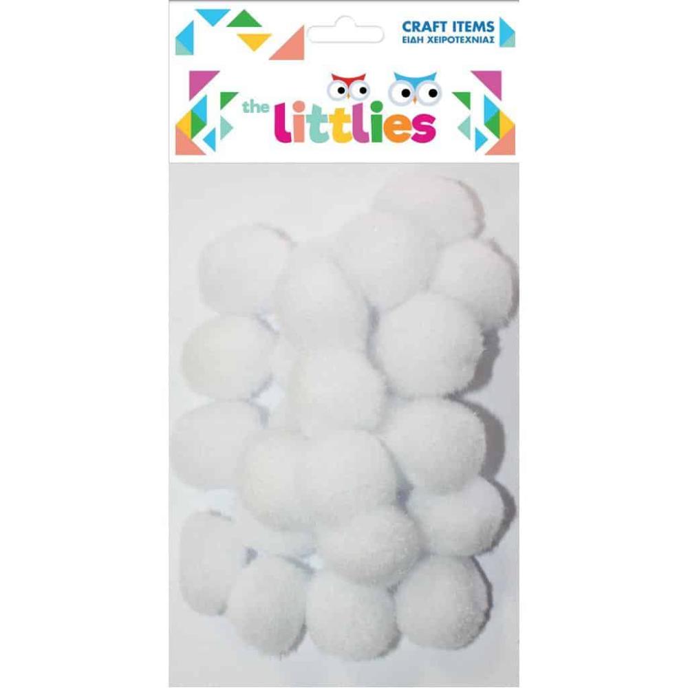 Πομ Πομ Λευκο 15Mm 60Tem The Littlies