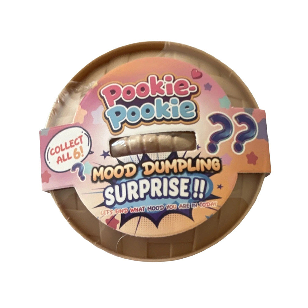 Pookie Pookie Squishy Dumpling Glitter Surprise Αντιστρές Παιχνίδι 8x4.5εκ σε 6 Χρώματα - 1 Τμχ