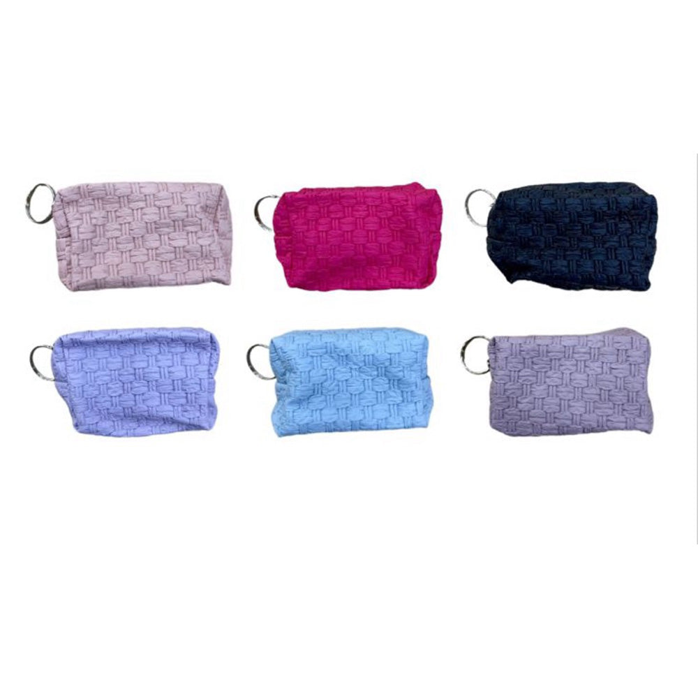 Πορτοφολάκι - Μπρελόκ Μονόχρωμο 6X9X4 εκ 6 Σχέδια -1 τμχ