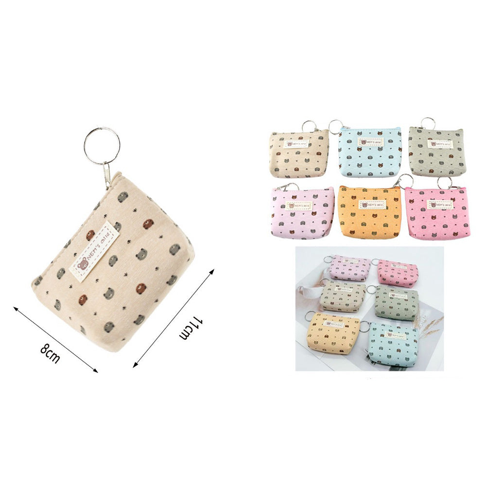 OEMΠορτοφολάκι Nem;s Bear Child 11χ8 εκ 6 Χρώματα - 1 Τμχpapell.gr