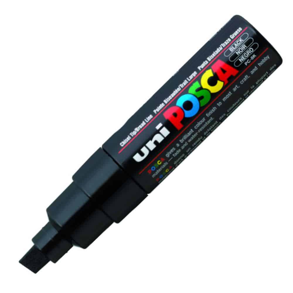 POSCAUni-ball Posca Μαρκαδόρος 8 mm Μαύροςpapell.gr