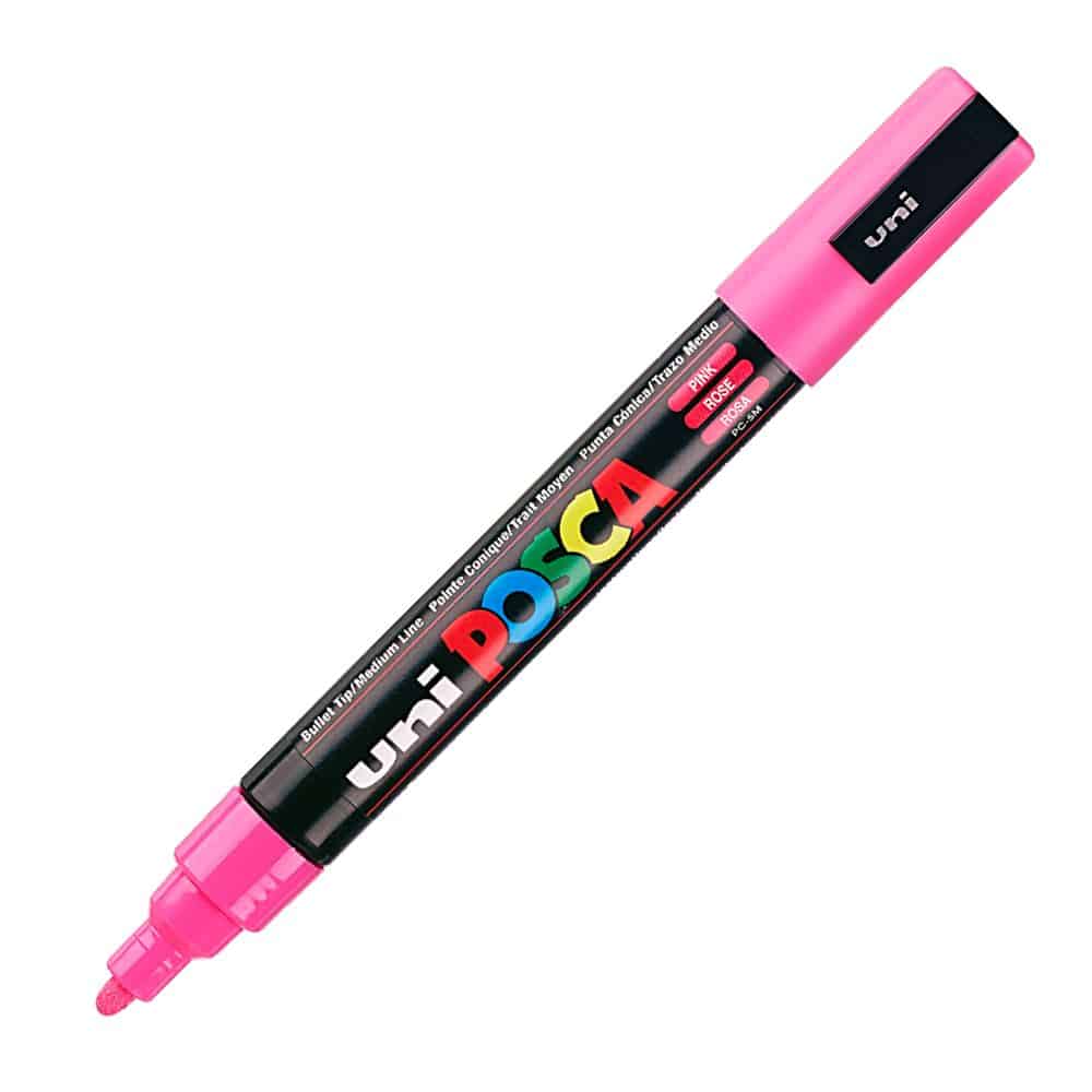 PoscaUni-Ball Posca Μαρκαδόρος Μεσαίος Ροζ Neonpapell.gr