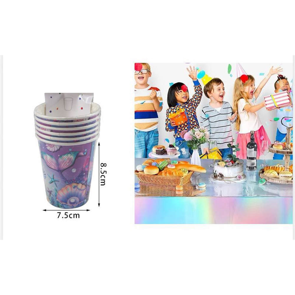 OEMΠοτηράκια Party Ουρά Γοργόνας 6Τμχpapell.gr