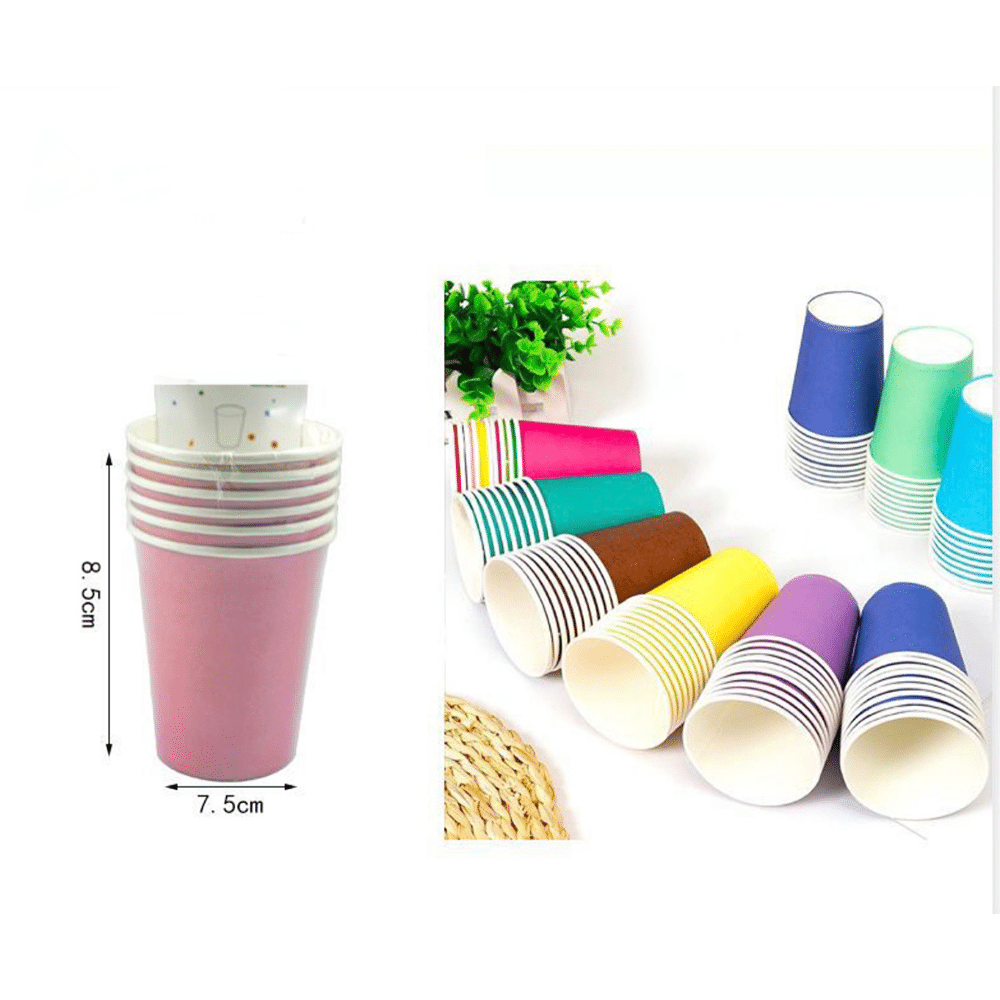 Χαρτινα Ποτηρακια Party Φουξ 6 Τμχ