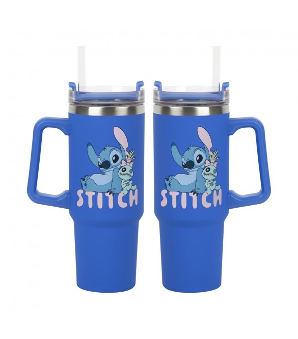 Paladone Ποτήρι Θερμός Με Καλαμάκι Stitch 900ml