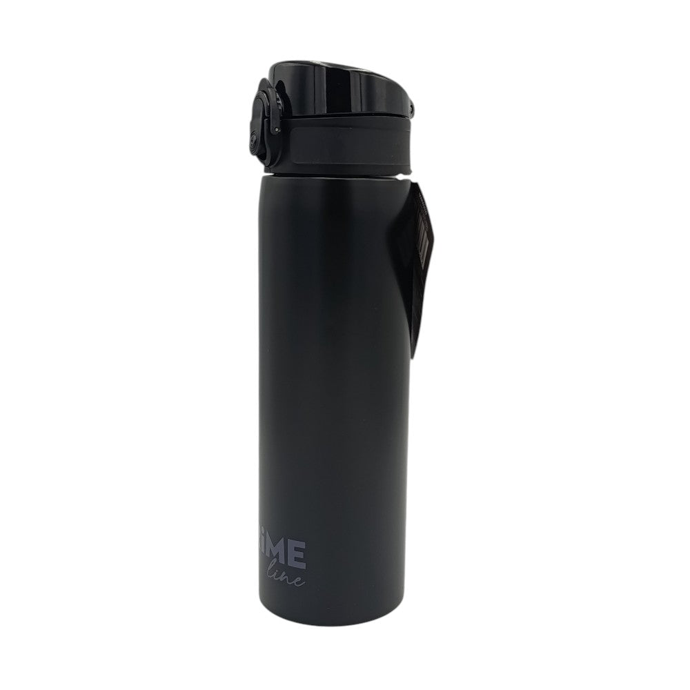 Prime Line Παγούρι Ανοξείδωτο Ατσάλι 600ml Μαύρο