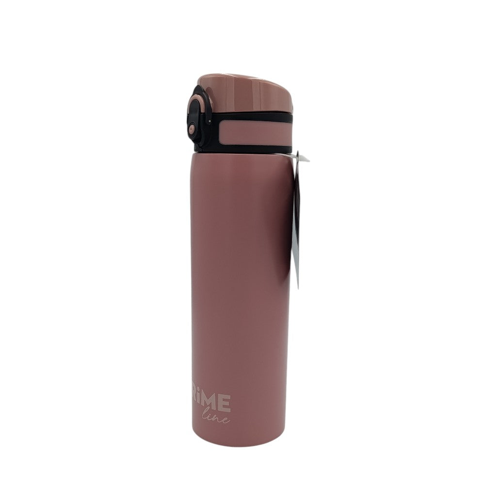 Prime Line Παγούρι Ανοξείδωτο Ατσάλι 600ml Ροζ