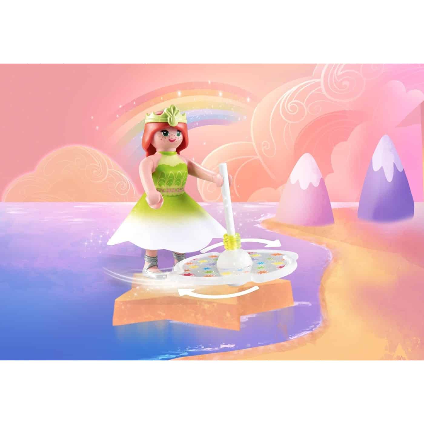 71364 Playmobil Princess Magic Πριγκiπισσα Του Ουρaνιου Τόξου Με Σβοyρα