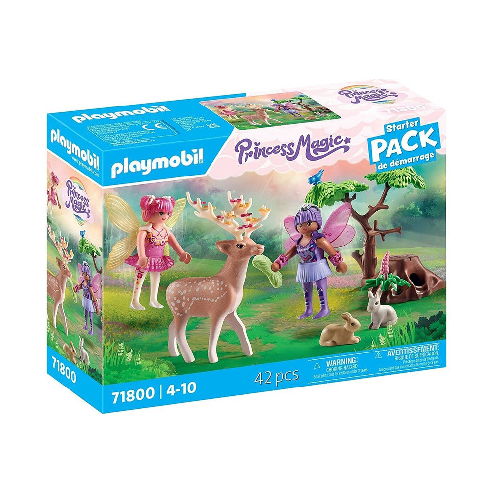 71800 Playmobil Princess Magic Starter Pack Νεράιδες Με Ζωάκια Του Δάσους