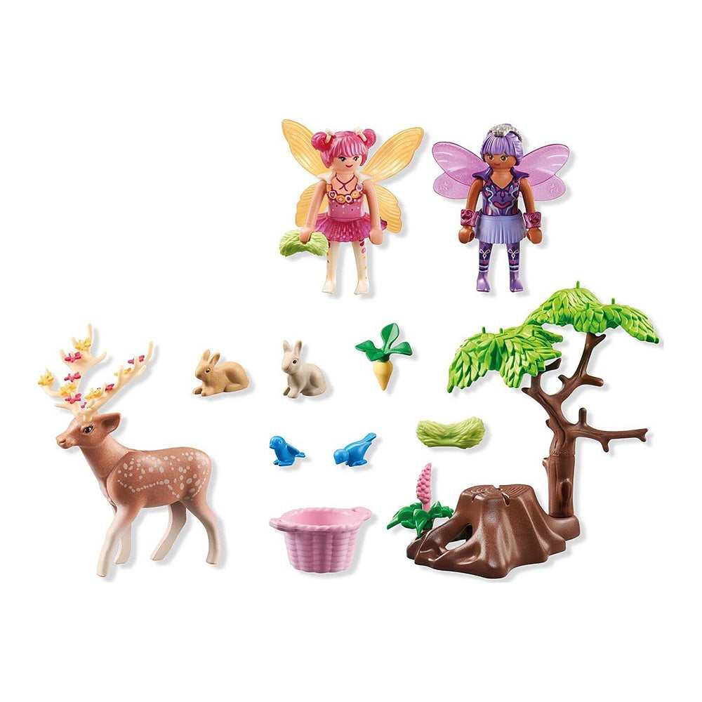 71800 Playmobil Princess Magic Starter Pack Νεράιδες Με Ζωάκια Του Δάσους
