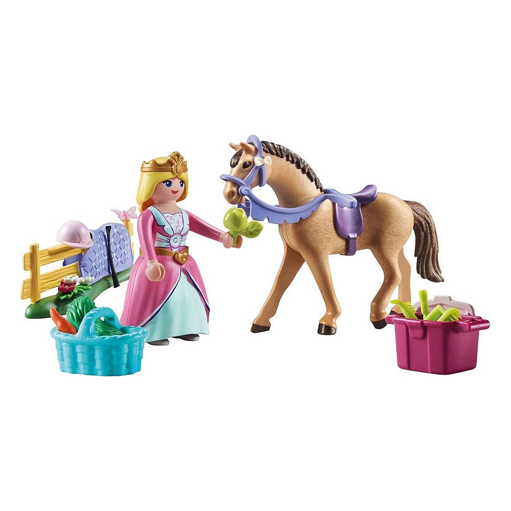 71801 Playmobil Starter Pack Πριγκίπισσα Με Άλογο Ιππασίας 