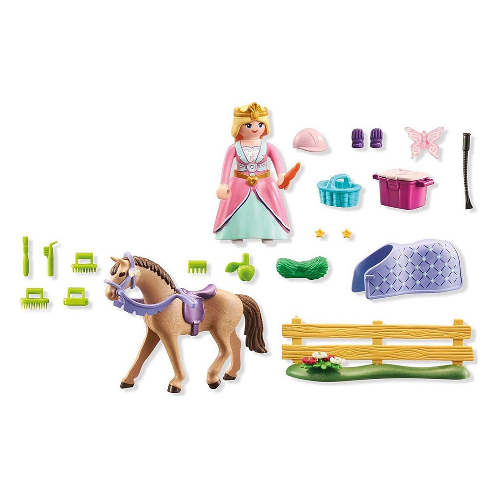 71801 Playmobil Starter Pack Πριγκίπισσα Με Άλογο Ιππασίας 