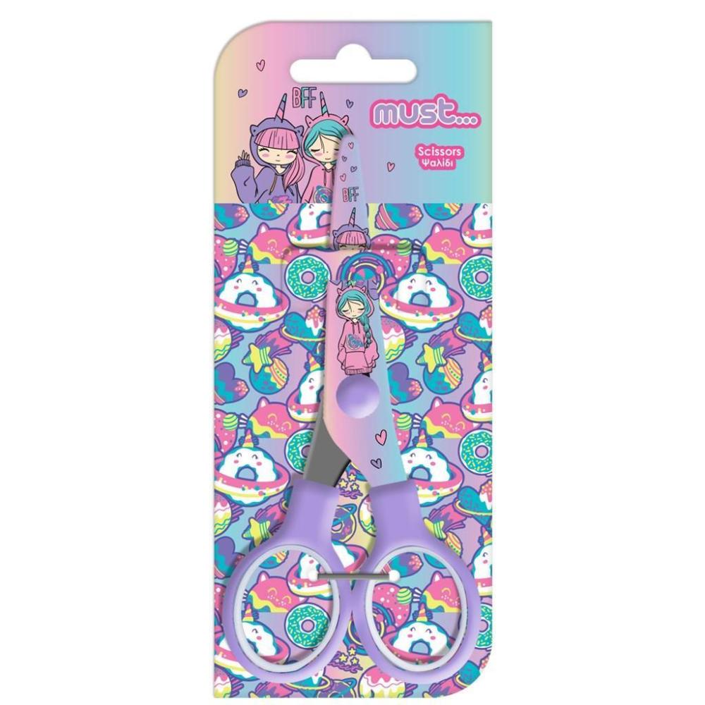 Must Team Ψαλίδι Μεταλλικό Must Κορίτσι Best Friends 13.5εκ