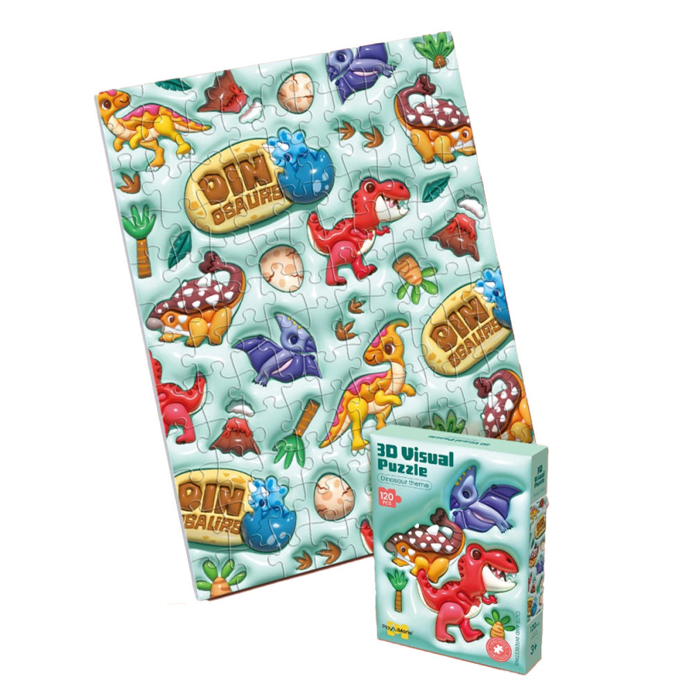 Puzzle 3D Δεινοσαυράκια 120τμχ