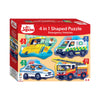 HINKLERShaped 4-in-1 Jigsaws: Emergency Vehiclespapell.gr