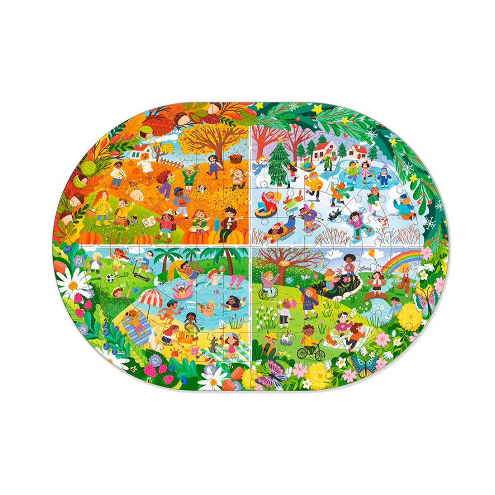 Dodo Educational Puzzle All Year Round – Όλο το Χρόνο 100 Τεμ