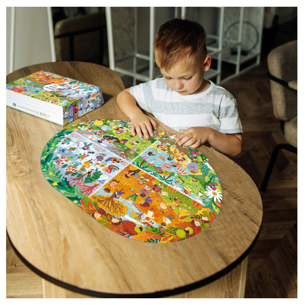 Dodo Educational Puzzle All Year Round – Όλο το Χρόνο 100 Τεμ