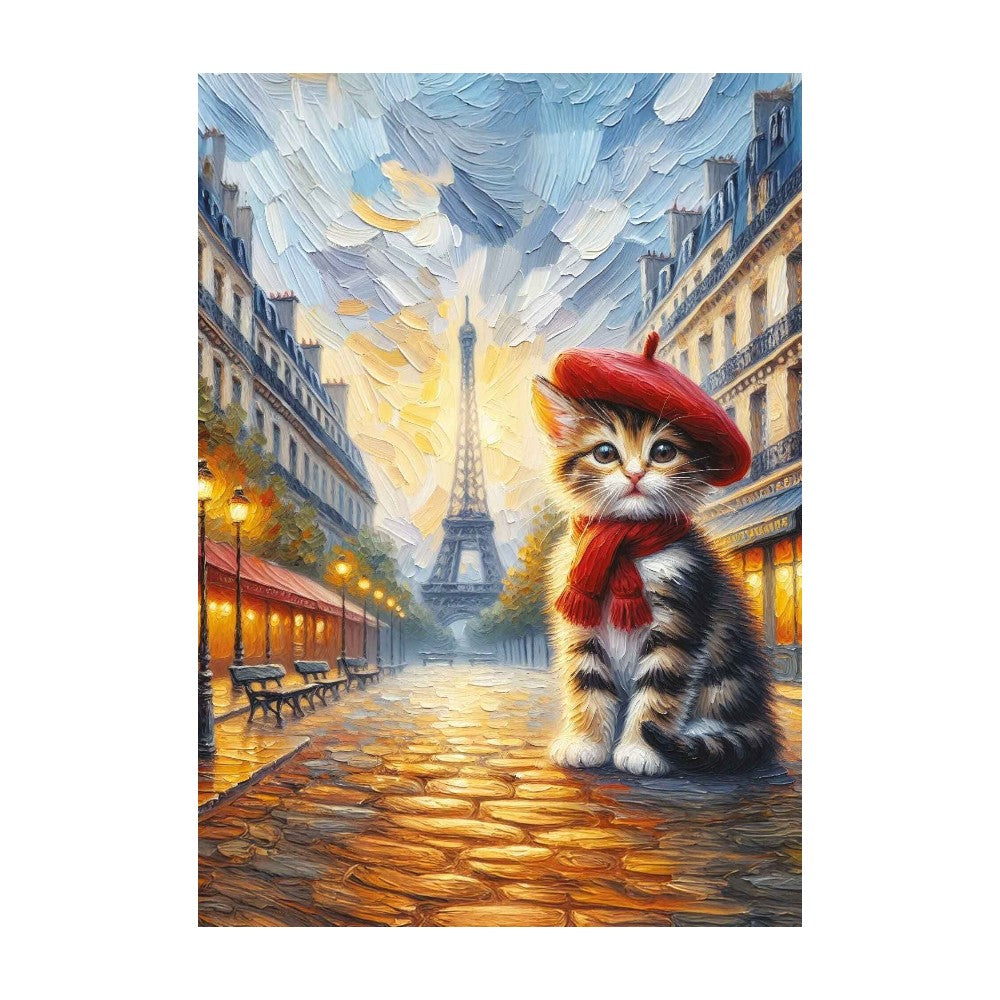 Puzzle The Artist Cat In Paris 34x48 εκ 260 Τμχ