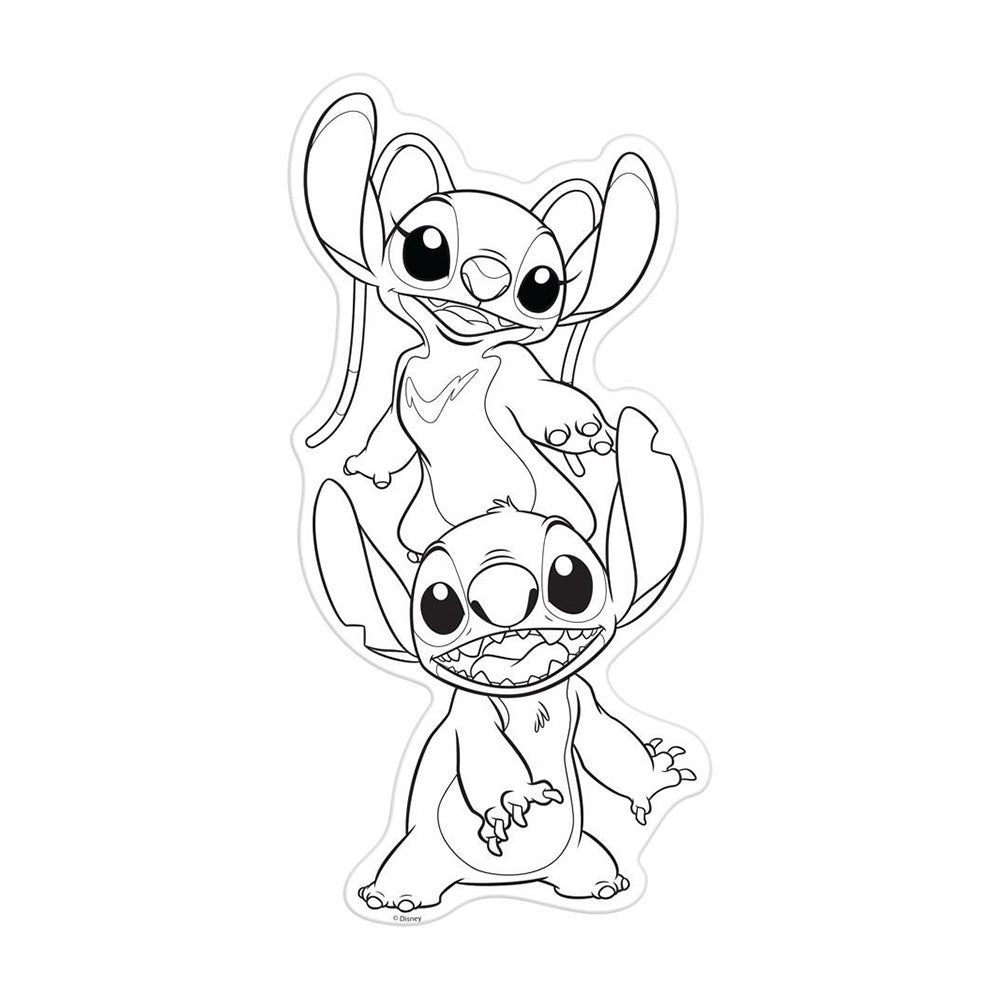 Luna Toys Puzzle Χρωματισμού XL Disney Stitch 52 Τμχ 