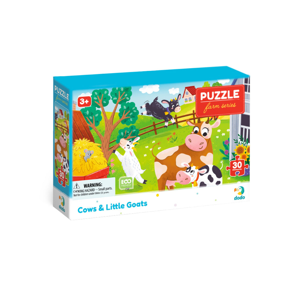 Dodo Puzzle Cows & Little Goats – Αγελάδες & Κατσικάκια 30 Τεμ.