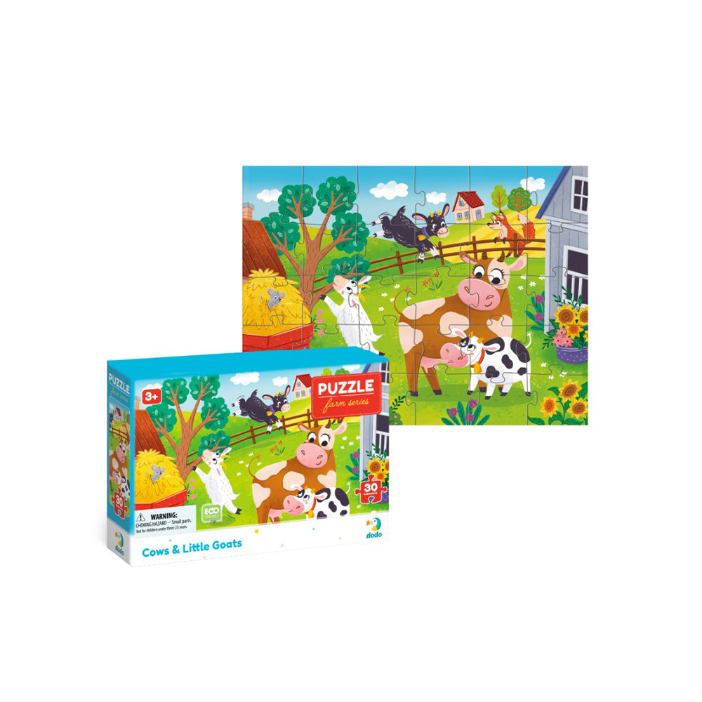 Dodo Puzzle Cows & Little Goats – Αγελάδες & Κατσικάκια 30 Τεμ.